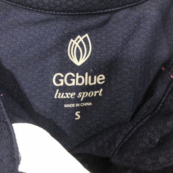 GG BLUE - WOMEN’S DYLAN SHORT SLEEVE ATHLETIC TOP COLOR BLOCK NWT - Picture 3 of 11